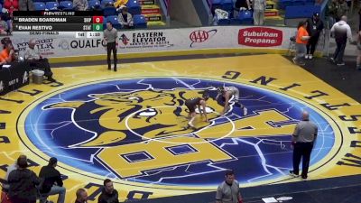 96 lbs Semifinal - Braden Boardman, Shippensburg vs Evan Restivo, State College