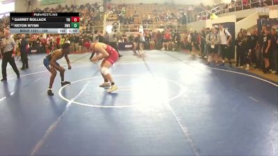 159 lbs Champ. Round 1 - Garret Bollack, Triad vs Keyon Wynn, Dunbar Wrestling Club