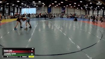 105 lbs Rd# 7- 10:45am Saturday Final Pool - Evan Cies, Dynasty Black vs Camden Hook, Minion Black