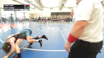 128-H lbs Quarterfinal - Tommy Arms, Conrad Science vs Matty Ortega, Yale Street