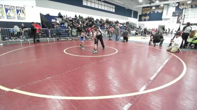48-51 lbs Quarterfinal - Tate Johnson, San Clemente Youth Wrestling vs Nicco Diaz, So Cal Hammers Wrestling