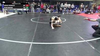 145 lbs Semifinal - Isisah Womack, Gaithersburg vs Ryan Brown, Plainsboro