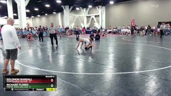 126 lbs Round 6 (8 Team) - Solomon Randall, Team Diamond Fish Pink vs Richard Flores, Foxfire Wrestling Club