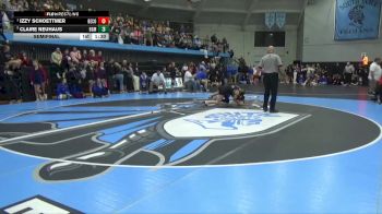 140 lbs Semifinal - Izzy Schoettmer, Benton Community vs Claire Neuhaus, BGM, Brooklyn