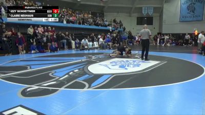 140 lbs Semifinal - Izzy Schoettmer, Benton Community vs Claire Neuhaus, BGM, Brooklyn