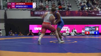 87 kg Round 2 - Payton Jacobson, USA vs Carlos Espinoza, PER