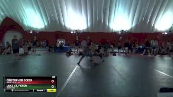 182 lbs Round 2 (4 Team) - Luke St. Peter, Denmark vs Cristopher Ecker, Mille Lacs