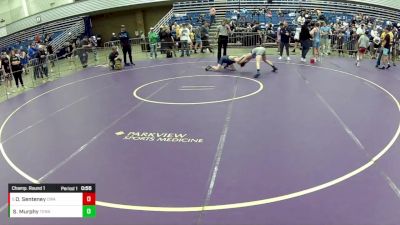 14U Boys - 120 lbs Champ. Round 1 - Dean Senteney, Contenders Wrestling Academy vs Storm Murphy, Tennessee