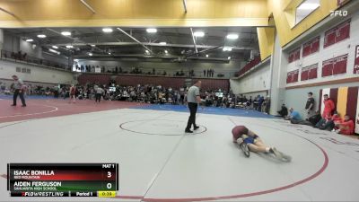 120 lbs Cons. Round 3 - Isaac Bonilla, Red Mountain vs Aiden Ferguson, Sahuarita High School