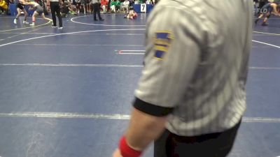 56 lbs Consy 2 - Joe James, All American WC vs Kaden Harbarger, Hempfield