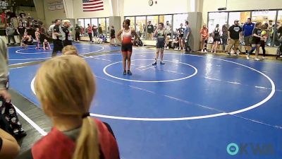 124-134 lbs Rr Rnd 4 - Corey Harris, HURRICANE WRESTLING ACADEMY vs Daelyn Collins, Springdale Youth Wrestling Club