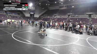 80 lbs 5th Place Match - Joshua Gustafson, Top Rank vs Uriah Lambert, Bear Cave Wrestling Club