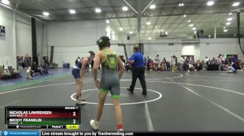 106 lbs Round 7 (10 Team) - Brody Franklin, Savage vs Nicholas Lawrensen, Barn Bros