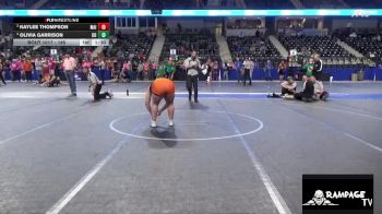 185 lbs 1st Place Match - Olivia Garrison, Ogden`s Outlaws vs Kaylee Thompson, Maize