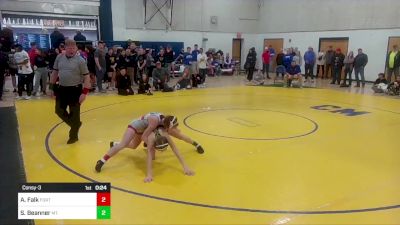 100 lbs Consy-3 - Abby Falk, Fort Lebeouf vs Sophia Beanner, Mt. Lebanon