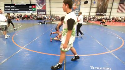 126 lbs Rr Rnd 1 - Levi Burkett, 5forty Brawlers II vs Taiivaughnn Walsh, Team RJN Green