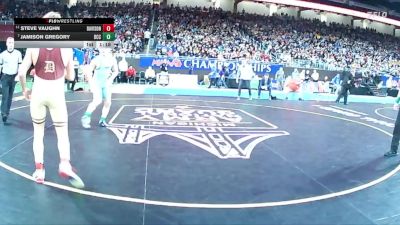 D1-126 lbs 1st Place Match - Jamison Gregory, Detroit Catholic Central vs Steve Vaughn, Davison