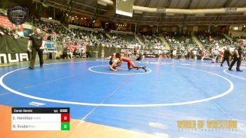 105 lbs Consolation - Ethan Hamilton, Harvey Twisters vs Beckett Svuba, Siouxland Wrestling Academy