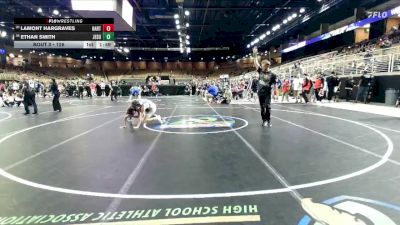 126 lbs Champ. Round 1 - Ethan Smith, Jesuit vs Lamont Hargraves, Hartsville