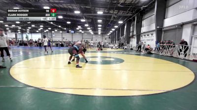 285 lbs Rr Rnd 2 - Derian Dotson, The Academy Wrestling Club - HSB vs Clark Rodger, Journeymen Blue - HSB