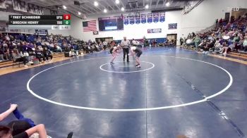 138 lbs 1st Place Match - Breckin Henry, Thunder Basin High School vs Trey Schneider, Upton