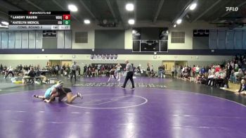 125 lbs Cons. Round 3 - Katelyn Mercil, Cedar Rapids Jefferson vs Landry Rauen, Western Dubuque