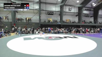 16U Girls FS - 140 lbs 5th Place Match - Cheyanne Wolfard-Henry, WA vs Kyra Varner, OR
