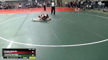 120 lbs Quarterfinal - Ethan English, Stewartville vs Thomas Snyder, STMA (St. Michael/Albertville)