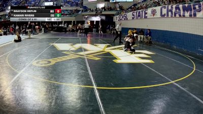 138 lbs Consi Of 8 #1 - Braydon Heflin, Mid Carolina vs Kamari Rivers, Edisto