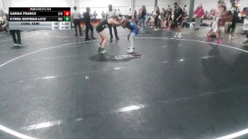 170 lbs Cons. Semi - Sariah Franco, Central Florida Wrestling vs Kyrra Shipman-Lutz, River Bluff Gators