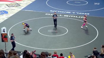 100 lbs Champ. Round 1 - Claire Milliron, Brookings vs Timber Hanson, Stanley County