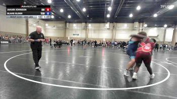 285 lbs Quarterfinal - Jakari Johnson, Eagles Wrestling Club vs Blake Elder, Team Barracuda
