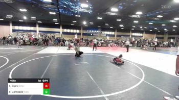 46 lbs Consi Of 16 #2 - Leo Clark, Stout Wr Acd vs Frankie Carrasco, Tucson Cyclones