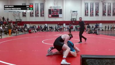 197 lbs Cons. Round 4 - John White, Southern Oregon vs Kannon Freschette, Unattached