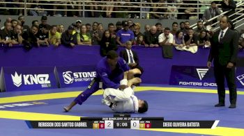 Diego Oliveira Batista vs Rerisson Dos Santos Gabriel 2026 Brasileiro Jiu-Jitsu IBJJF