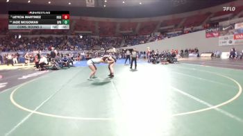 6A/5A Girls 170 Cons. Round 3 - Jade McGowan, Grants Pass Girls vs Leticia Martinez, Hillsboro Girls