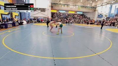 165 lbs Cons. Round 3 - Shane Pierce, Tower Hill Hs vs Craig Dixon, Caesar Rodney H S