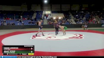 165 lbs Quarterfinal - Chase Luensman, Upper Iowa vs Brady Schuh, Wisconsin-Parkside