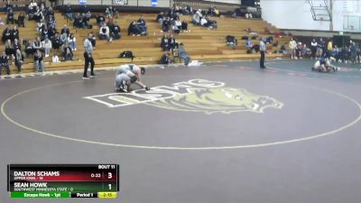 157 lbs Round 4 (6 Team) - Dalton Schams, Upper Iowa vs Sean Howk, Southwest Minnesota State