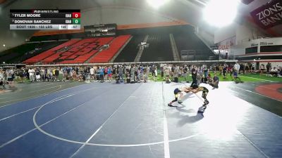 65 lbs Champ. Round 5 - Tyler Moore, Idaho vs Donovan Sanchez, Idaho