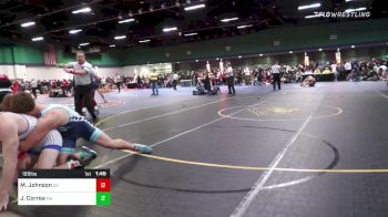 195 lbs Quarterfinal - Myles Johnson, OH vs Jude Correa, NH