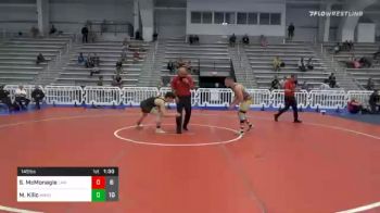 145 lbs Quarterfinal - Sam McMonagle, LAW White vs Michael Kilic, Minion Legends