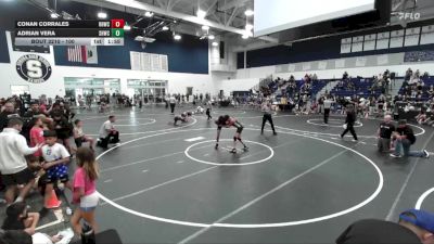 100 lbs Round 4 - Conan Corrales, Rough House Wrestling Club vs Adrian Vera, Savage House Wrestling Club