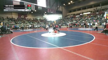 5A 106 lbs Quarterfinal - Ben Myers, Farmington vs Aaron Hill, Benton