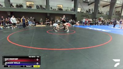 132 lbs Cons. Round 2 - Sam Medforf, OR vs Jackson Walls, OR