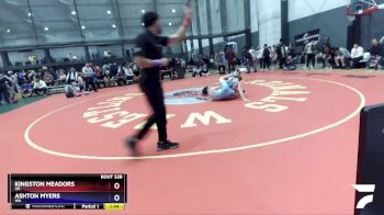 126 lbs Cons. Round 3 - Kingston Meadors, OR vs Ashton Myers, WA