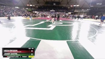 98 lbs Champ. Round 2 - Johnny Baxter, Punisher Wrestling Company vs Aidyn Erickson, Basement Boys Wrestling Club