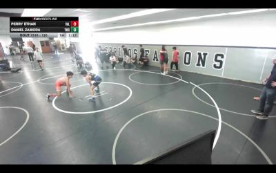 120 lbs Champ. Round 3 - Perry Ethan, Valhalla vs Daniel Zamora, Threshold Wrestling Club