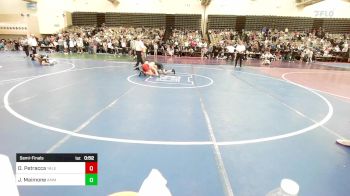 115-J lbs Semifinal - Domenico Petracca, Yale Street vs Joseph Maimone, AMERICAN MMA AND WRESTLING