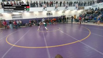 91 lbs Cons. Round 2 - Hugh Martin, Lander Middle School vs Tristen McCabe, Lander Middle School